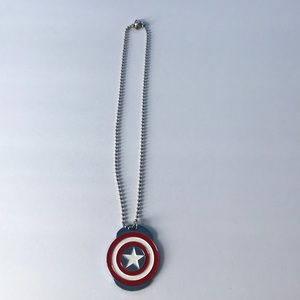 Marvel captain American necklace